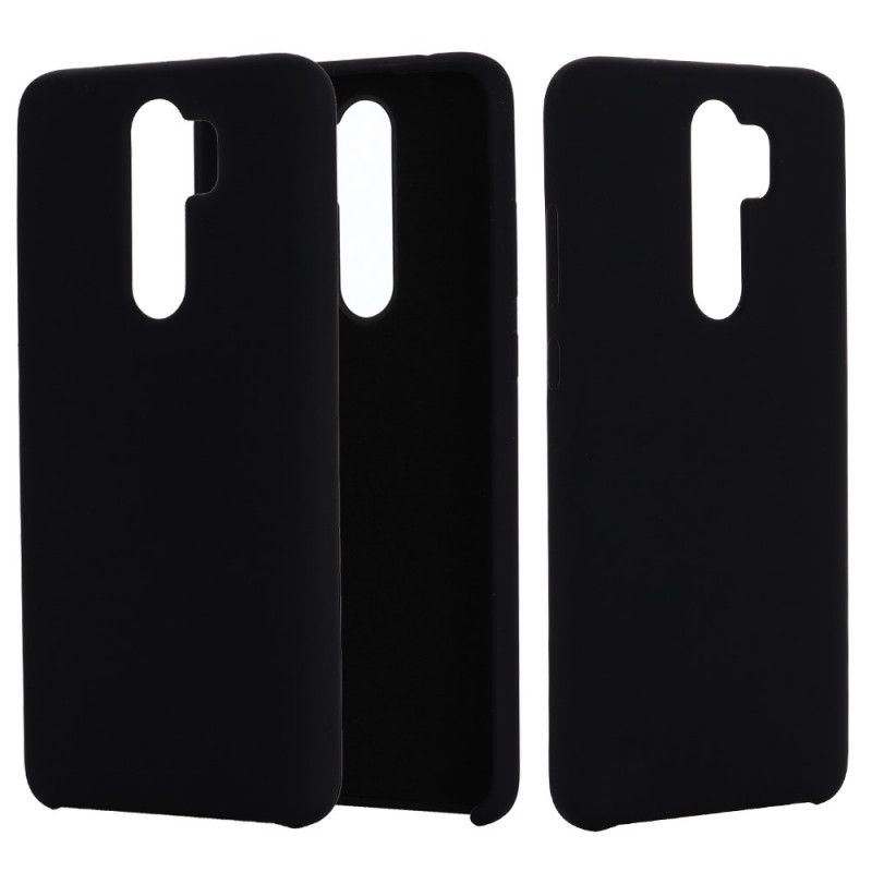 Cover Xiaomi Redmi Note 8 Pro Sort Flydende Silikone Design Beskyttelse