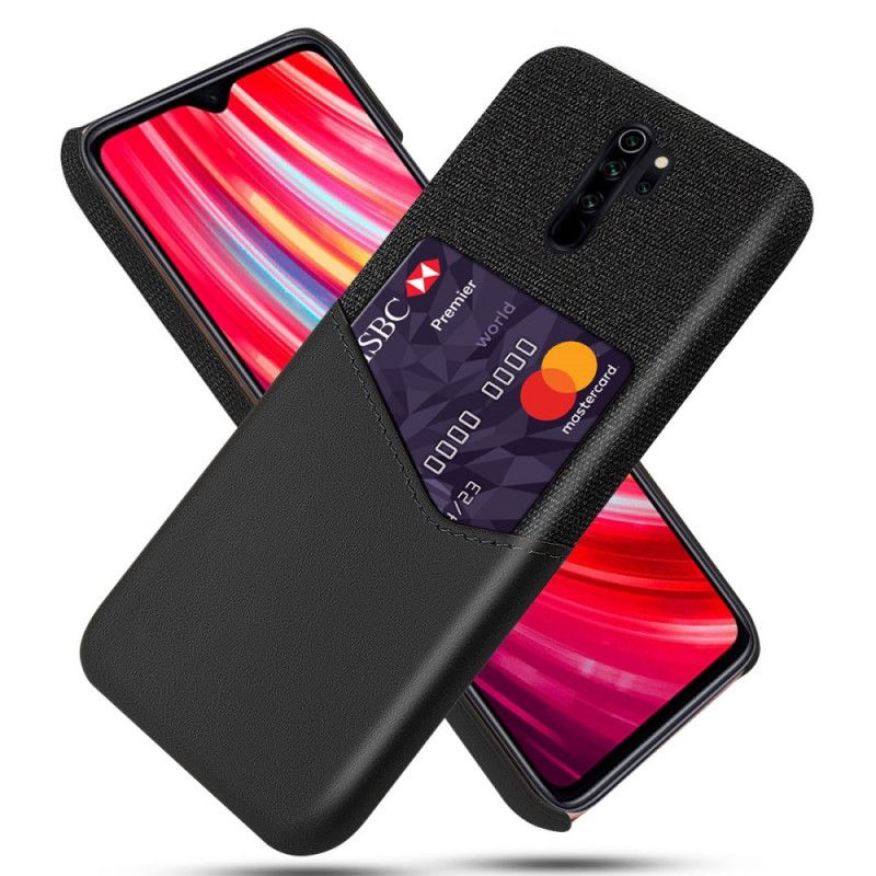 Cover Xiaomi Redmi Note 8 Pro Sort Mobilcover Ksq Kortholder