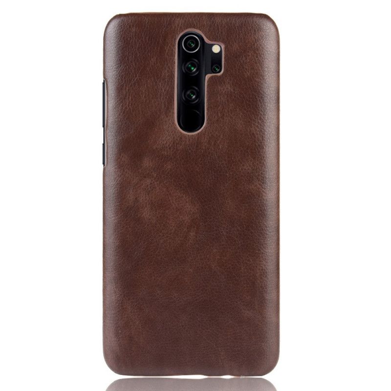 Cover Xiaomi Redmi Note 8 Pro Sort Præstationslychee-Lædereffekt Original