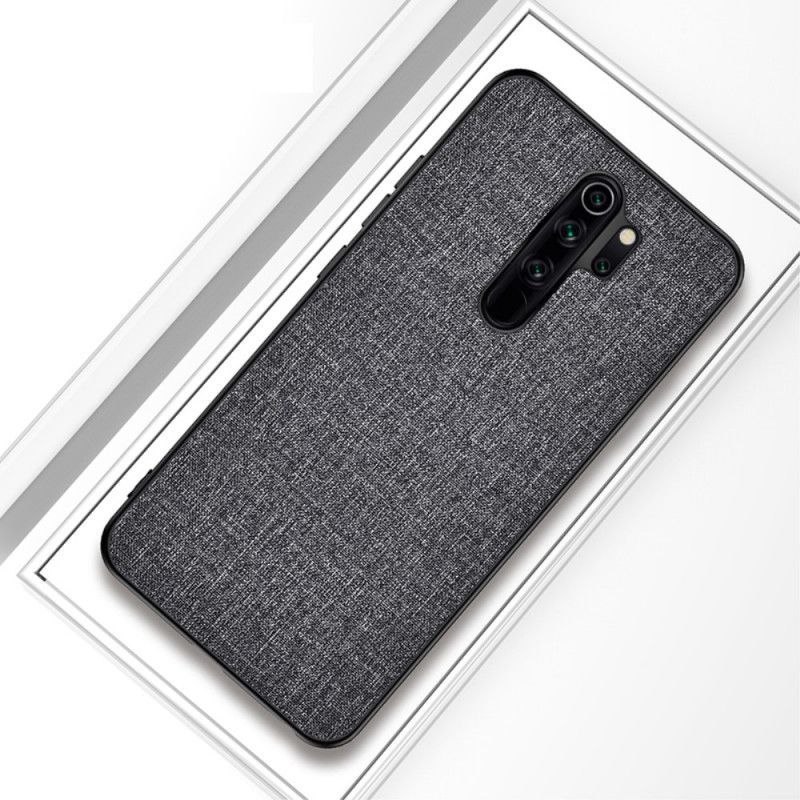 Cover Xiaomi Redmi Note 8 Pro Sort Stoftekstur Original