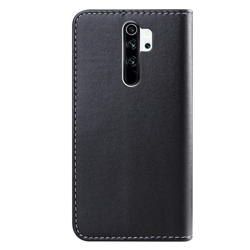 Flip Cover Læder for Xiaomi Redmi Note 8 Pro Hvid Tricolour Læder Effekt