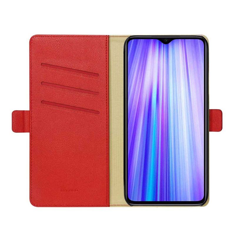 Flip Cover Læder for Xiaomi Redmi Note 8 Pro Rose Gold Dzgogo Miloserie