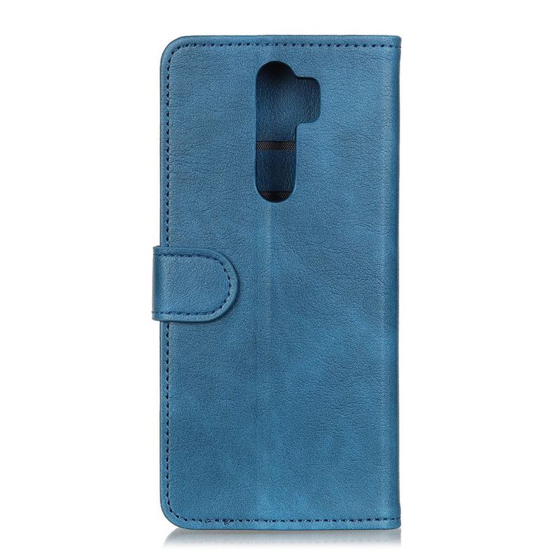 Flip Cover Læder for Xiaomi Redmi Note 8 Pro Sort Mønt Læder Effekt