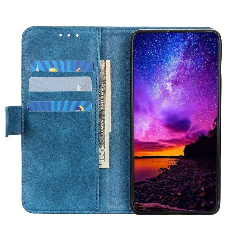 Flip Cover Læder for Xiaomi Redmi Note 8 Pro Sort Mønt Læder Effekt