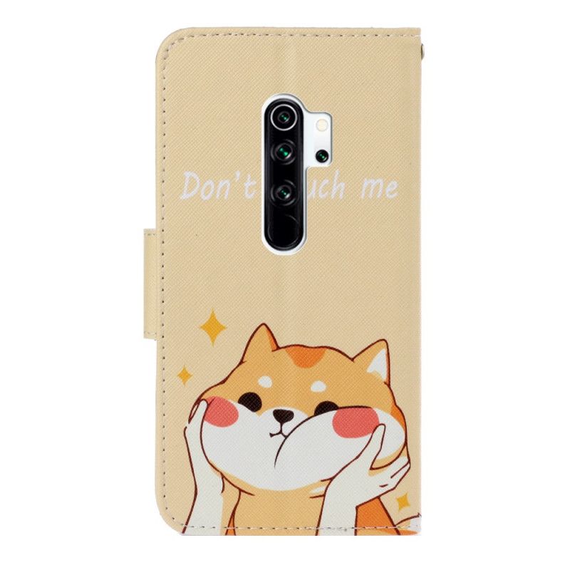 Flip Cover Læder Xiaomi Redmi Note 8 Pro Kat Rører Mig Ikke Med Rem Original