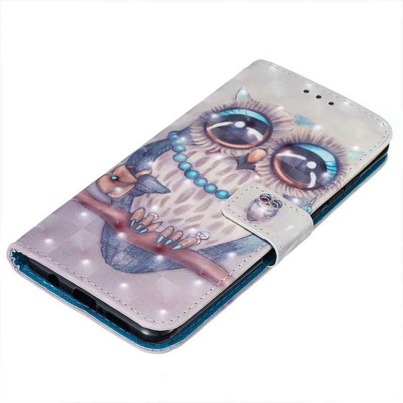 Flip Cover Læder Xiaomi Redmi Note 8 Pro Miss Ugle