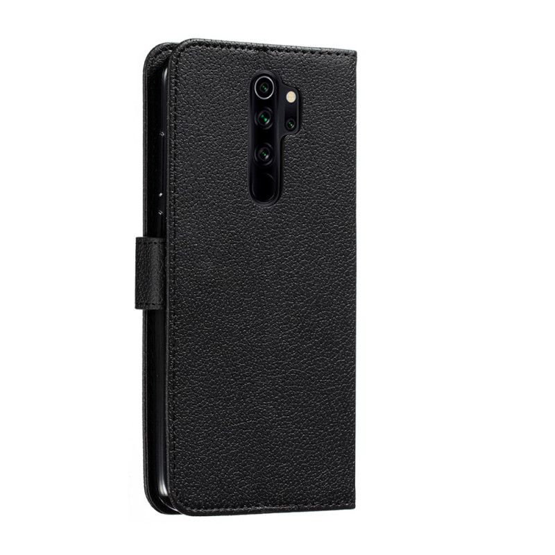 Flip Cover Læder Xiaomi Redmi Note 8 Pro Sort Leve Dit Drømmeimitationslæder