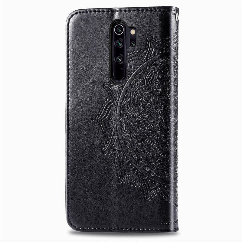 Flip Cover Læder Xiaomi Redmi Note 8 Pro Sort Mandala I Middelalderen