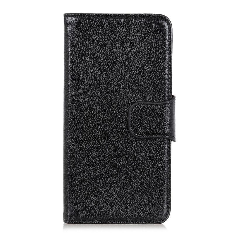 Flip Cover Læder Xiaomi Redmi Note 8 Pro Sort Split Nappalæder