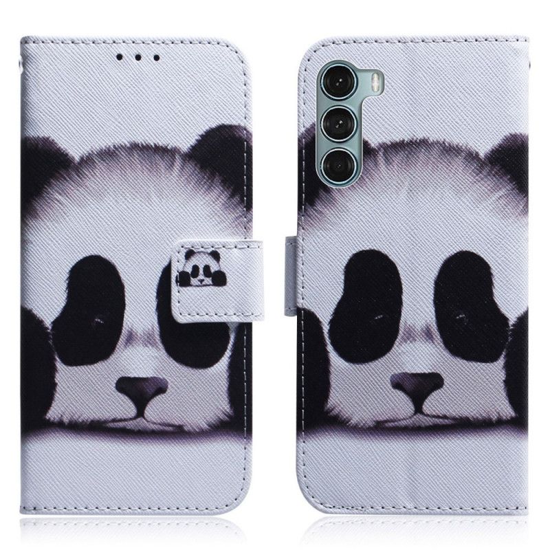 Flip Cover Til Moto G200 5g Panda Face