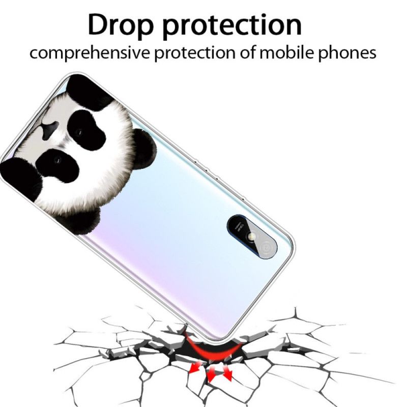 Cover for Xiaomi Redmi 9A Gennemsigtig Panda