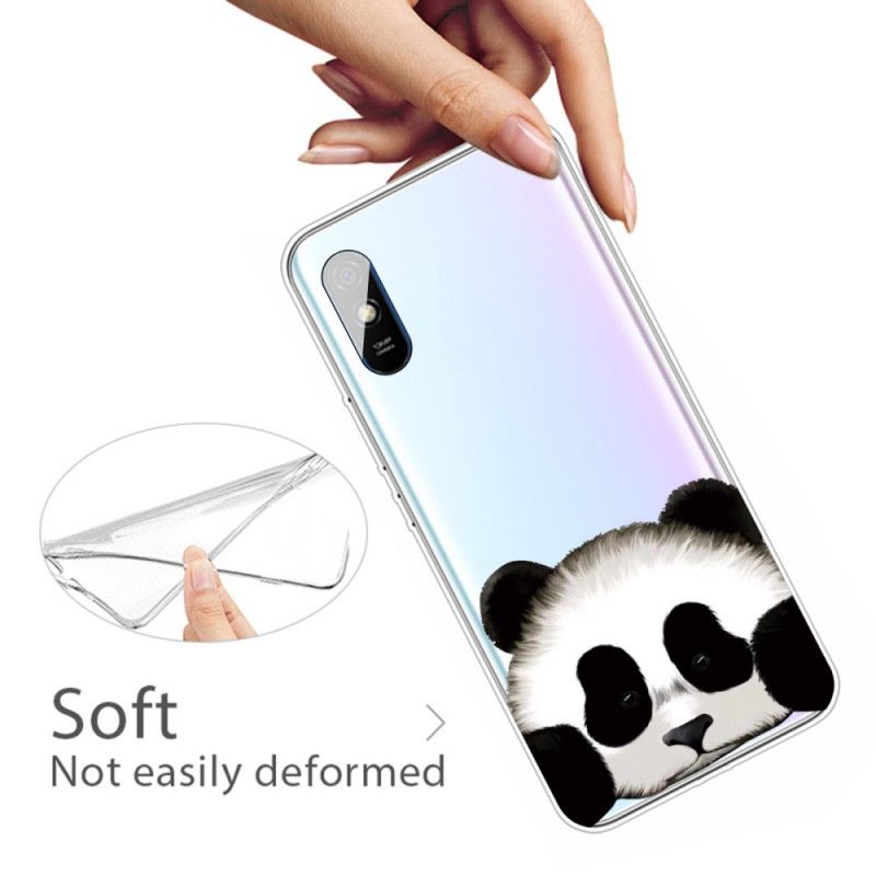 Cover for Xiaomi Redmi 9A Gennemsigtig Panda