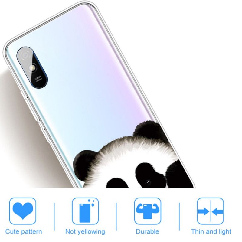 Cover for Xiaomi Redmi 9A Gennemsigtig Panda