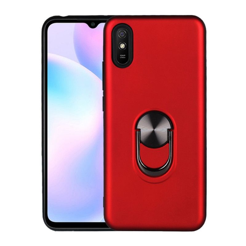 Cover for Xiaomi Redmi 9A Sort Aftagelig Med Støttering