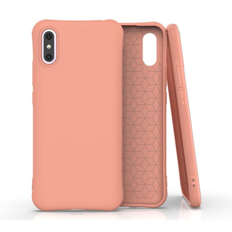 Cover for Xiaomi Redmi 9A Sort Fleksibel Mattsilikone