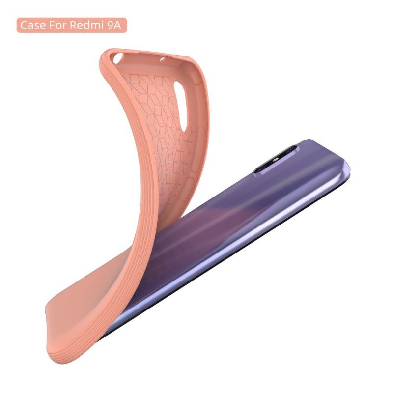 Cover for Xiaomi Redmi 9A Sort Fleksibel Mattsilikone