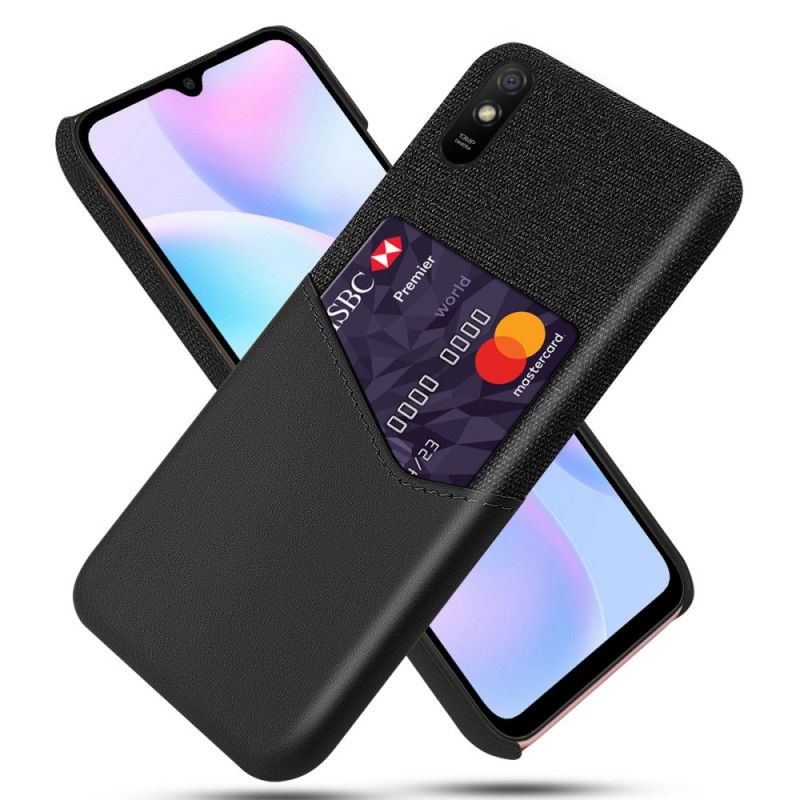 Cover for Xiaomi Redmi 9A Sort Ksq Kortholder