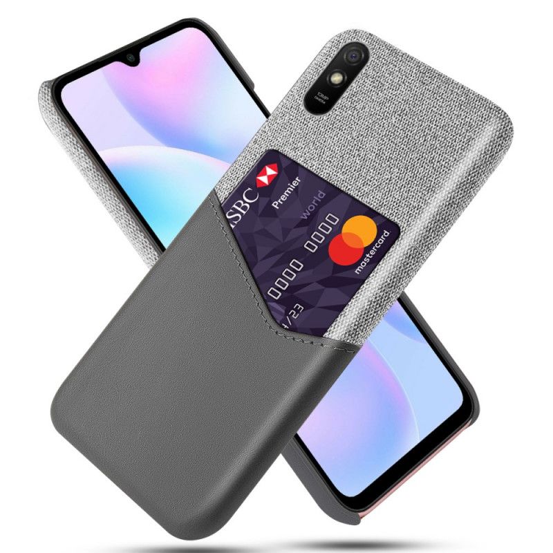 Cover for Xiaomi Redmi 9A Sort Ksq Kortholder