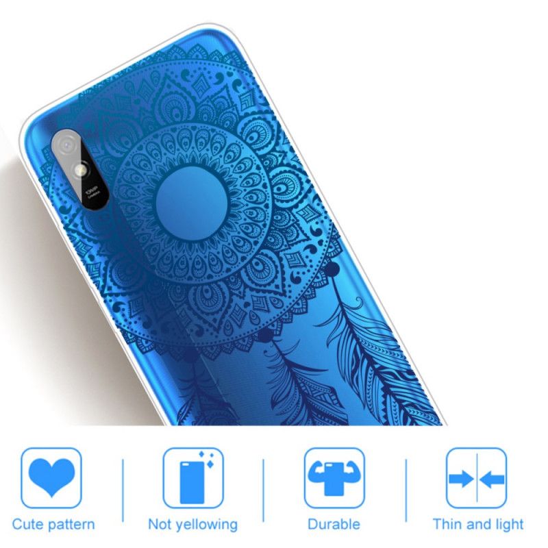 Cover for Xiaomi Redmi 9A Unik Blomstermandala