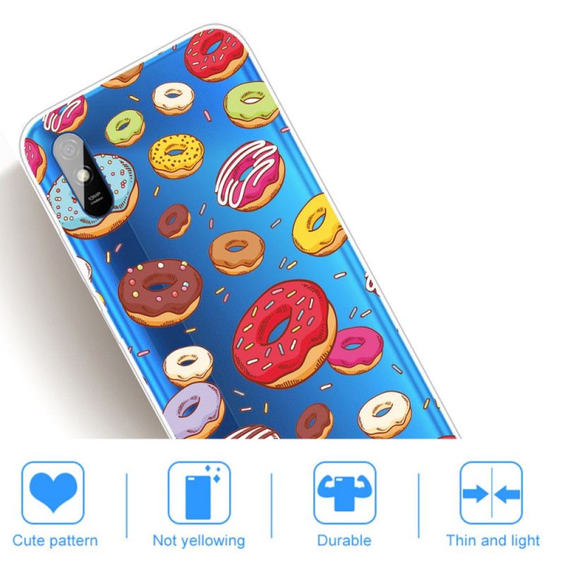 Cover Xiaomi Redmi 9A Elskede Donuts Original