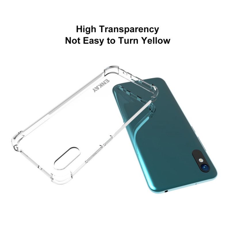 Cover Xiaomi Redmi 9A Enkay Shell Og Hærdet Glas Combo Beskyttelse