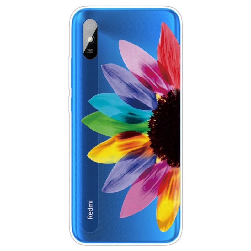 Cover Xiaomi Redmi 9A Farvet Blomst Original