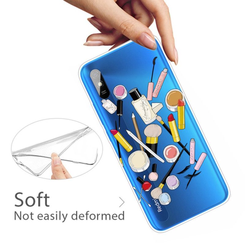 Cover Xiaomi Redmi 9A Mobilcover Top Makeup