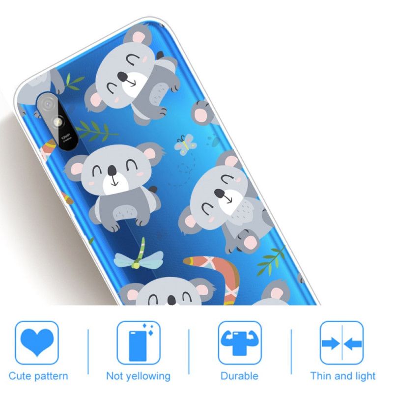 Cover Xiaomi Redmi 9A Søde Koalaer Original