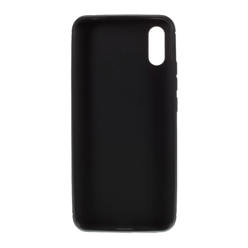 Cover Xiaomi Redmi 9A Sort Enkelt Fleksibelt Kulfiber Beskyttelse