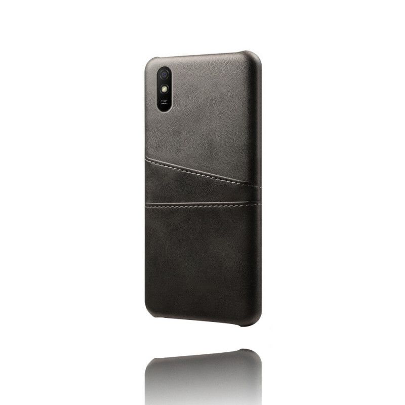 Cover Xiaomi Redmi 9A Sort Kortholder