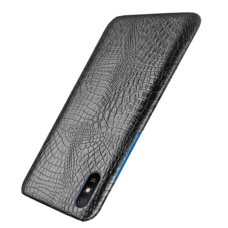 Cover Xiaomi Redmi 9A Sort Krokodillehudstil