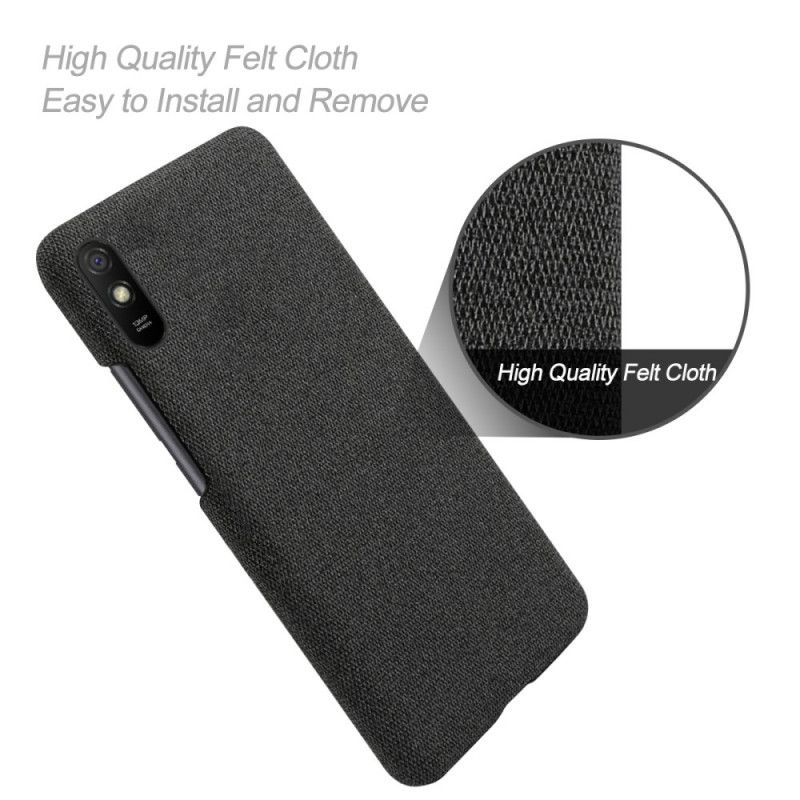 Cover Xiaomi Redmi 9A Sort Ksq Chic Stof