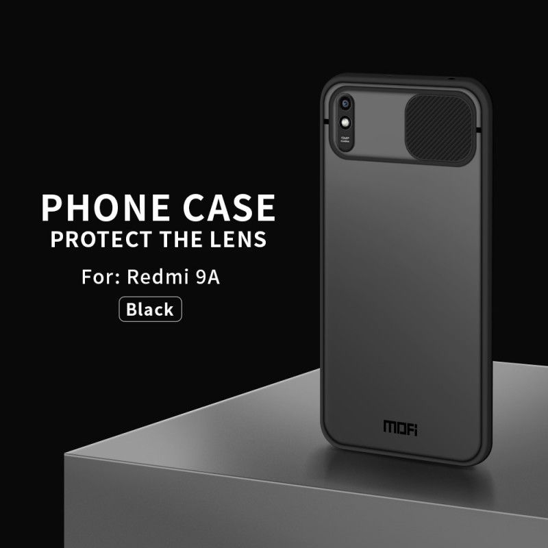 Cover Xiaomi Redmi 9A Sort Mofi Fotomodul Dæksel