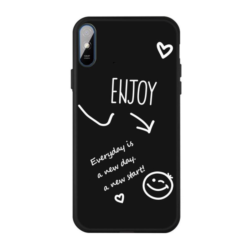 Cover Xiaomi Redmi 9A Sort Nyd Silikone