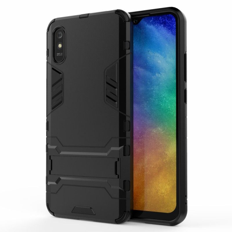 Cover Xiaomi Redmi 9A Sort Ultra Resistent Tunge