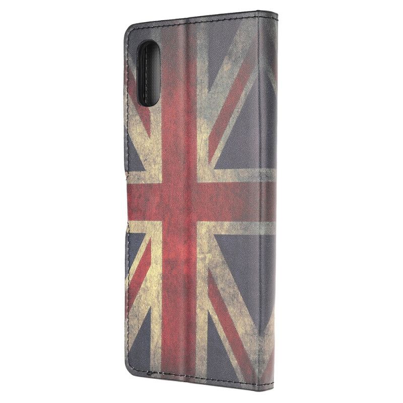 Flip Cover Læder for Xiaomi Redmi 9A Englands Flag