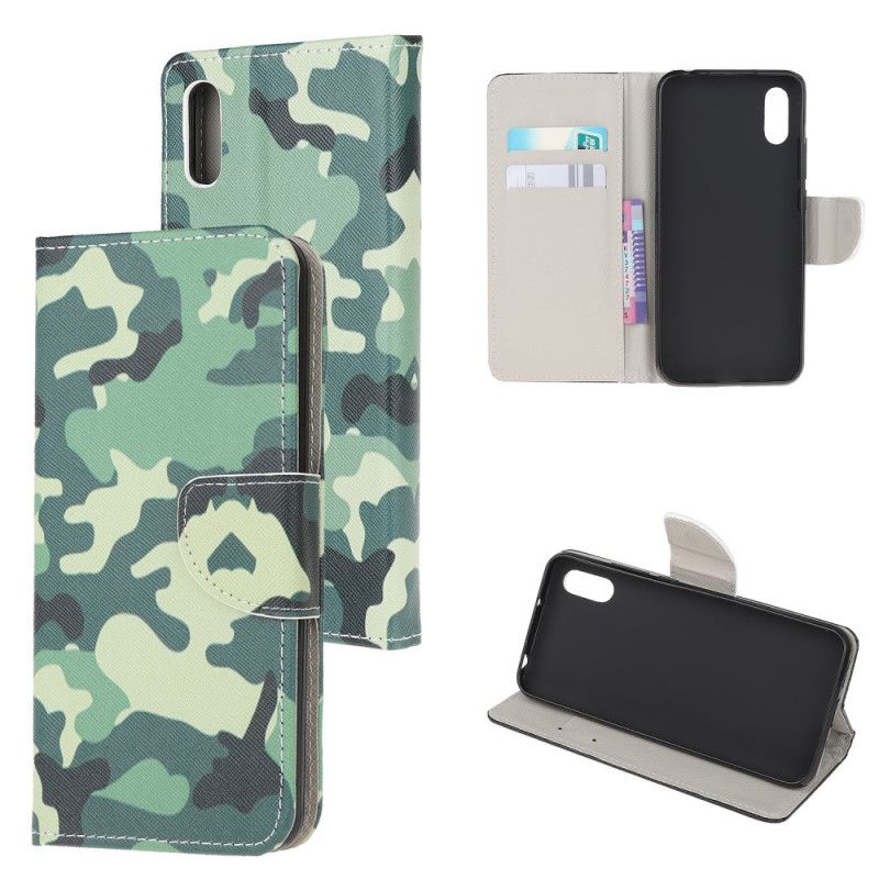 Flip Cover Læder Xiaomi Redmi 9A Camouflage