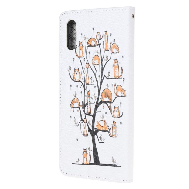 Flip Cover Læder Xiaomi Redmi 9A Funky Stringkatte