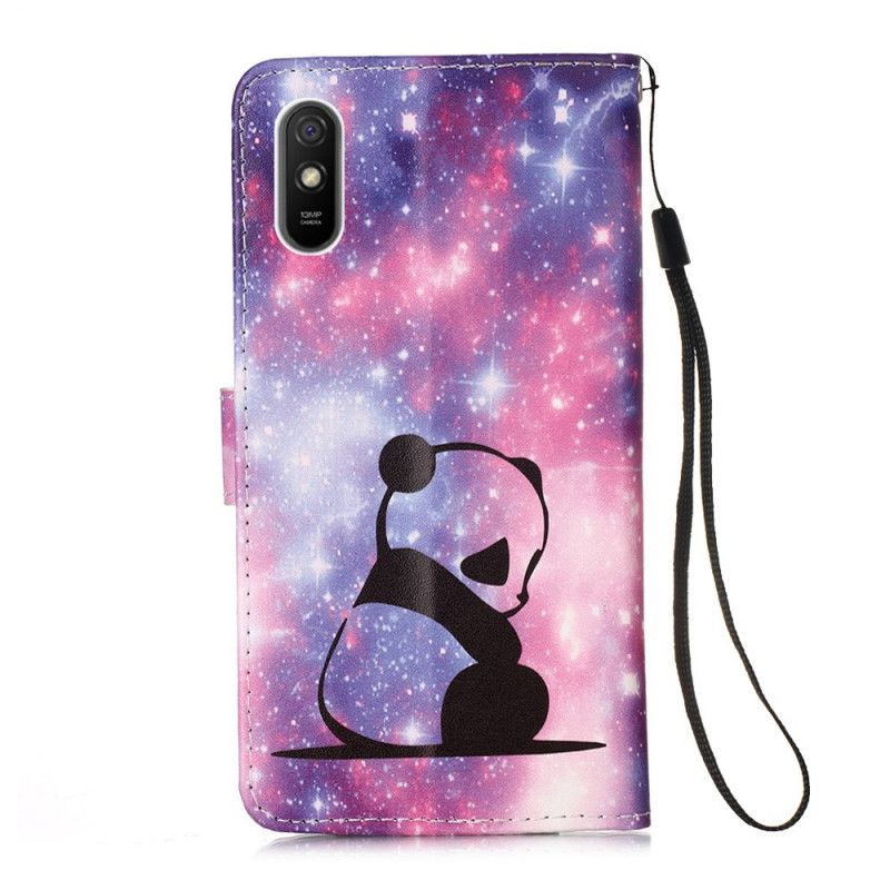 Flip Cover Læder Xiaomi Redmi 9A G-Streng Panda Beskyttelse