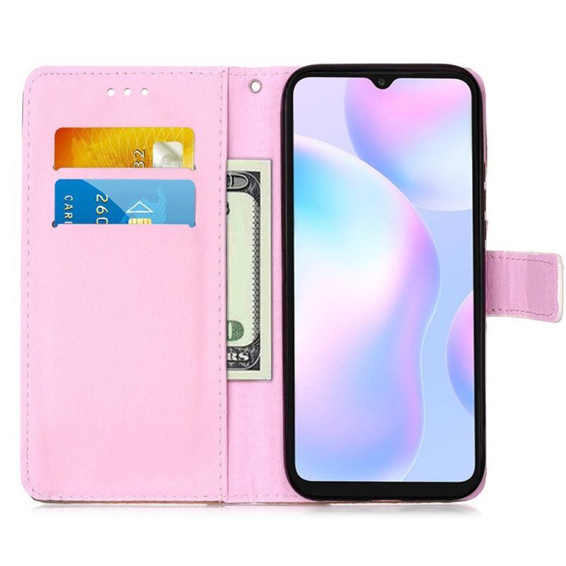 Flip Cover Læder Xiaomi Redmi 9A G-Streng Panda Beskyttelse