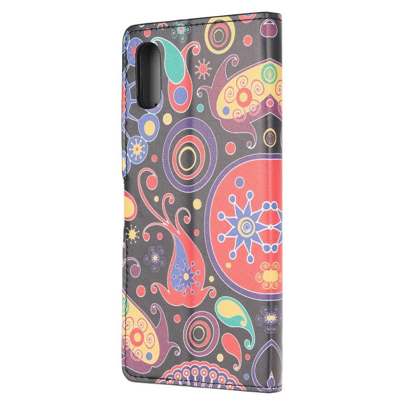 Flip Cover Læder Xiaomi Redmi 9A Galakse Design Original