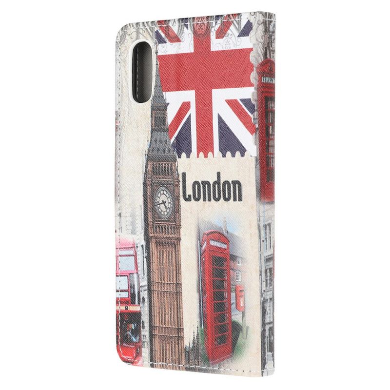 Flip Cover Læder Xiaomi Redmi 9A London Liv Beskyttelse