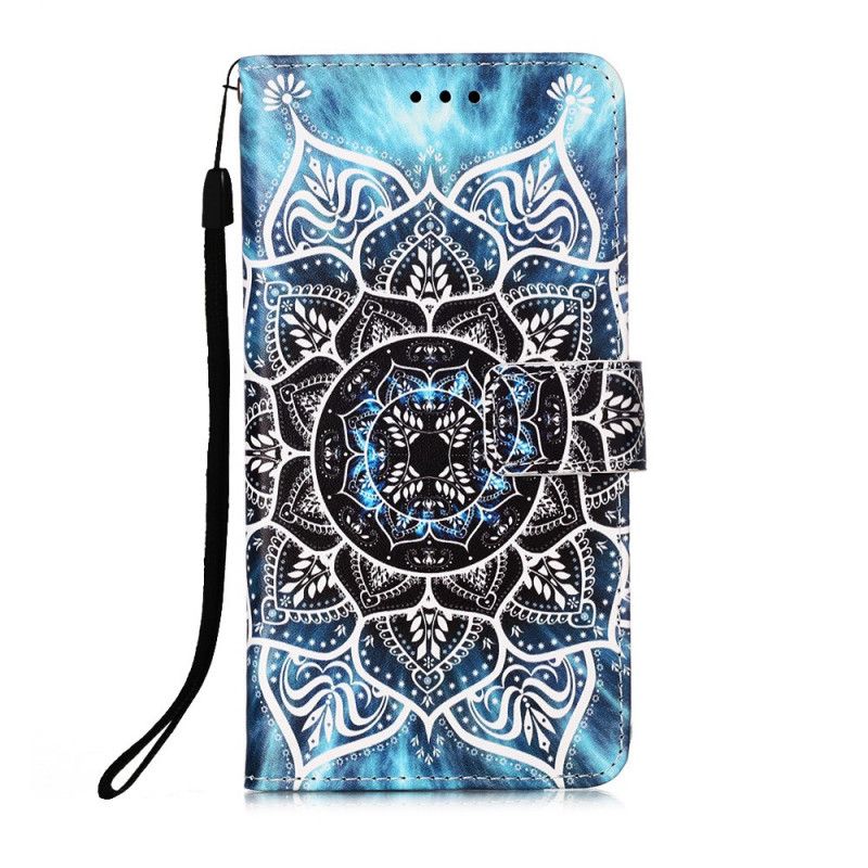 Flip Cover Læder Xiaomi Redmi 9A Sort Rem Mandala