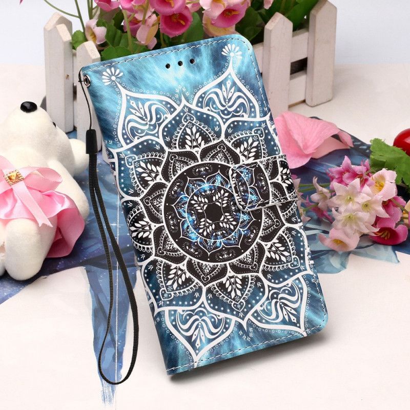 Flip Cover Læder Xiaomi Redmi 9A Sort Rem Mandala