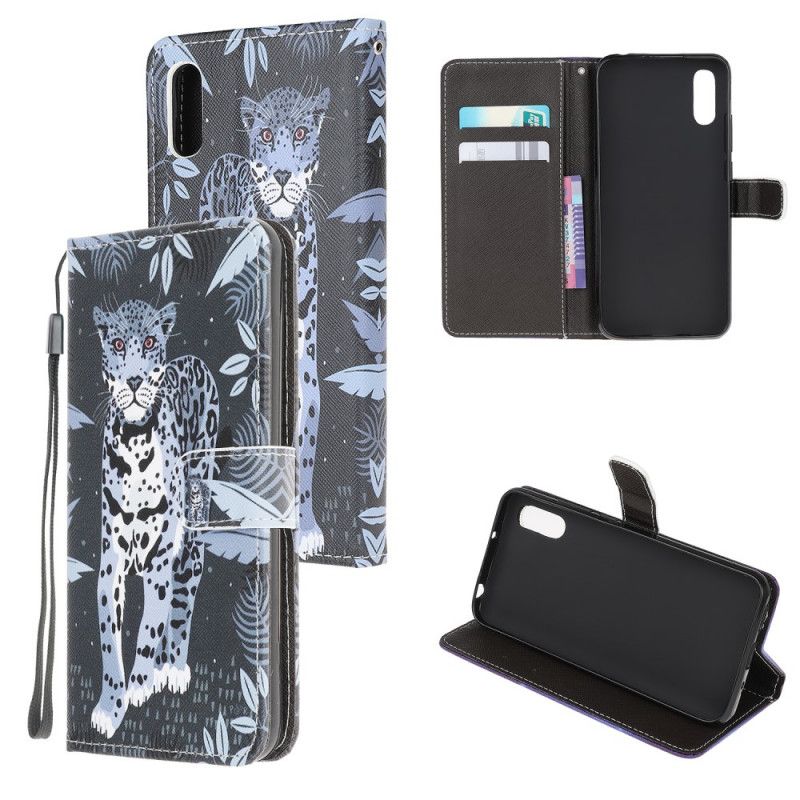 Flip Cover Xiaomi Redmi 9A Mobilcover Leopard Med Rem