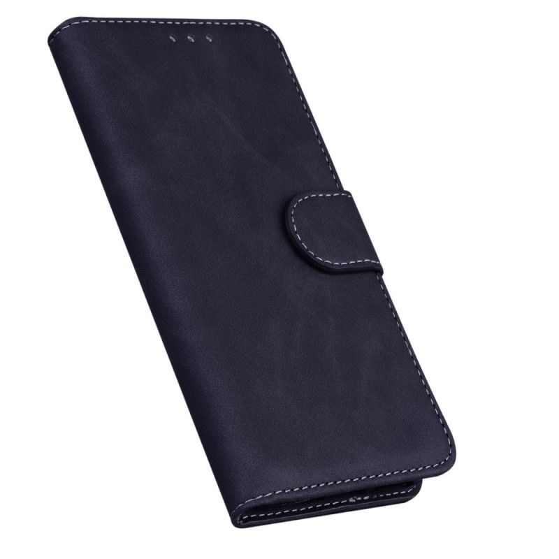 Flip Cover Xiaomi Redmi 9A Sort Mobilcover Imiteret Læder Nye Farver