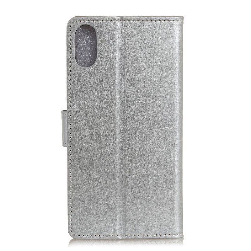 Flip Cover Xiaomi Redmi 9A Sort Mobilcover Simpelt Kunstlæder