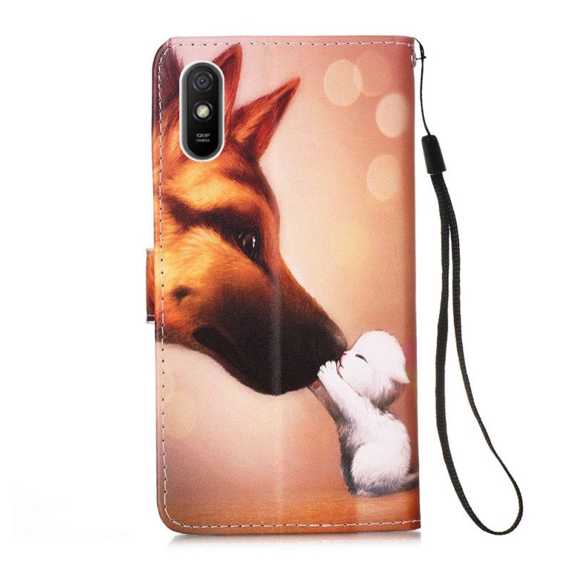 Flip Cover Xiaomi Redmi 9A Ven Af Ernest Thong Cat