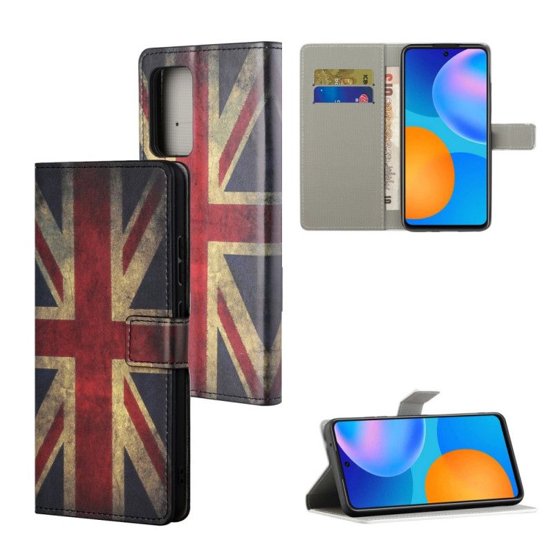 Flip Cover Læder Xiaomi Redmi Note 10 Pro Englands Flag