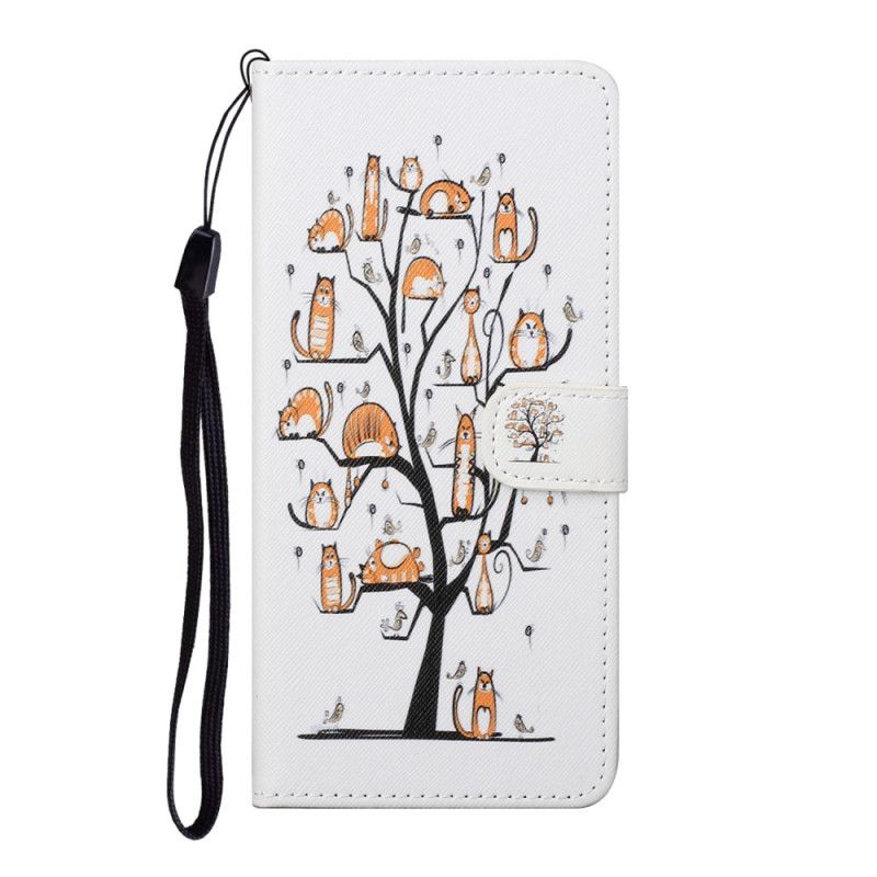 Flip Cover Læder Xiaomi Redmi Note 10 Pro Funky G-Streng Katte Original